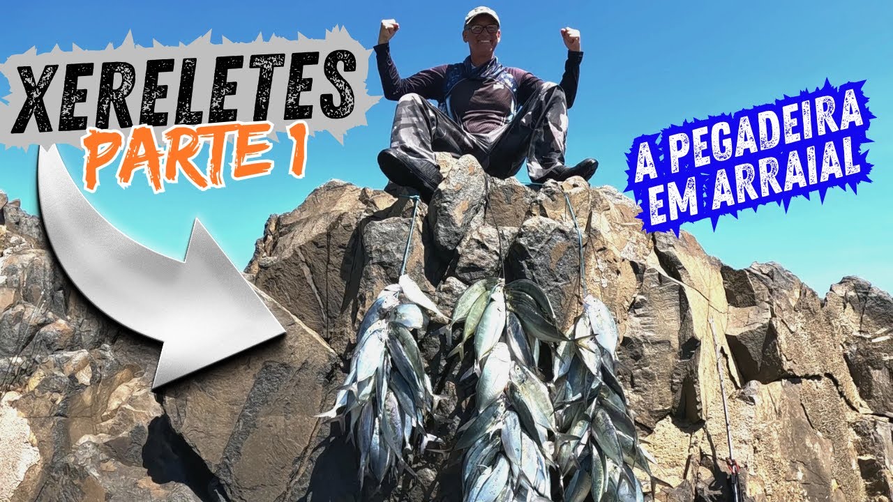 A MELHOR PESCARIA de XERELETES em ARRAIAL DO CABO! 🎣 (1ª Parte) #viral #fishing #viralvideo #fish
