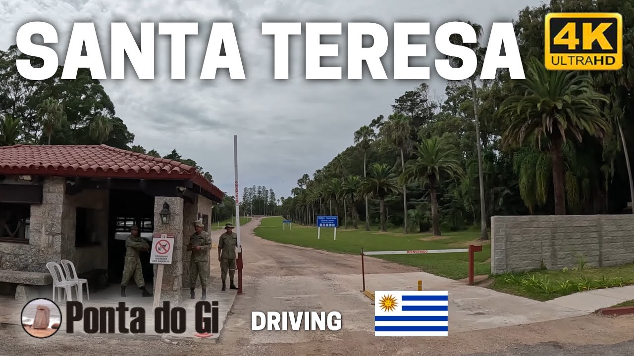 DESCUBRIENDO el PARQUE NACIONAL SANTA TERESA #driving TOUR 4K 2025 Costa atlántica de ROCHA  URUGUAY