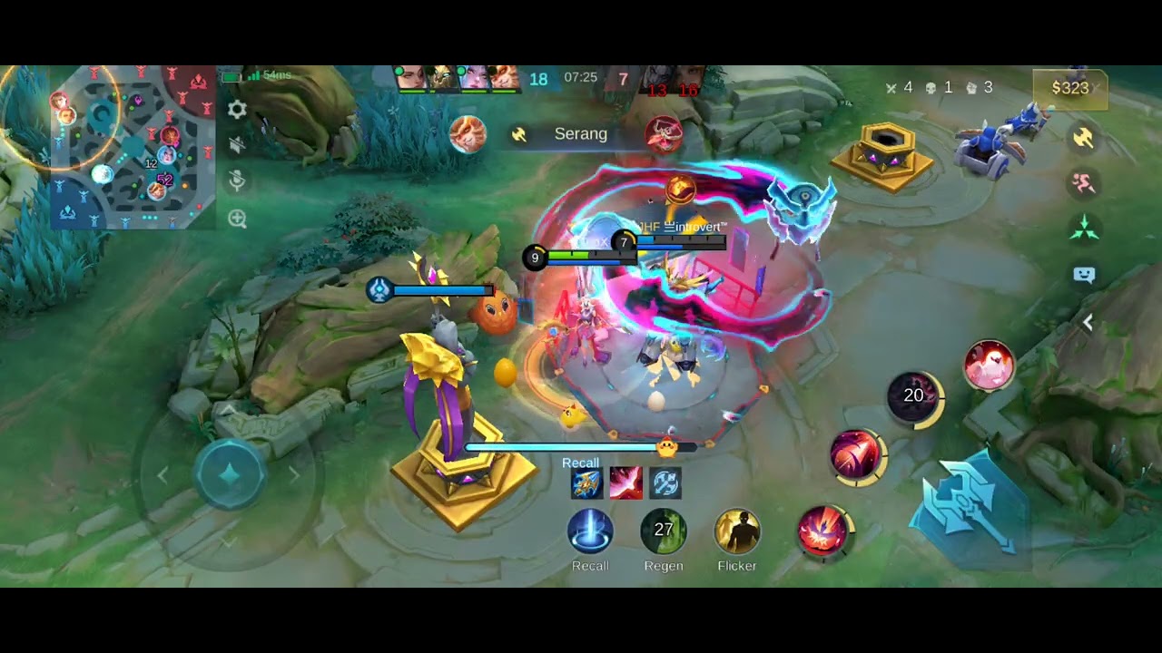 #mobilelegends  push solo Ampe mythic