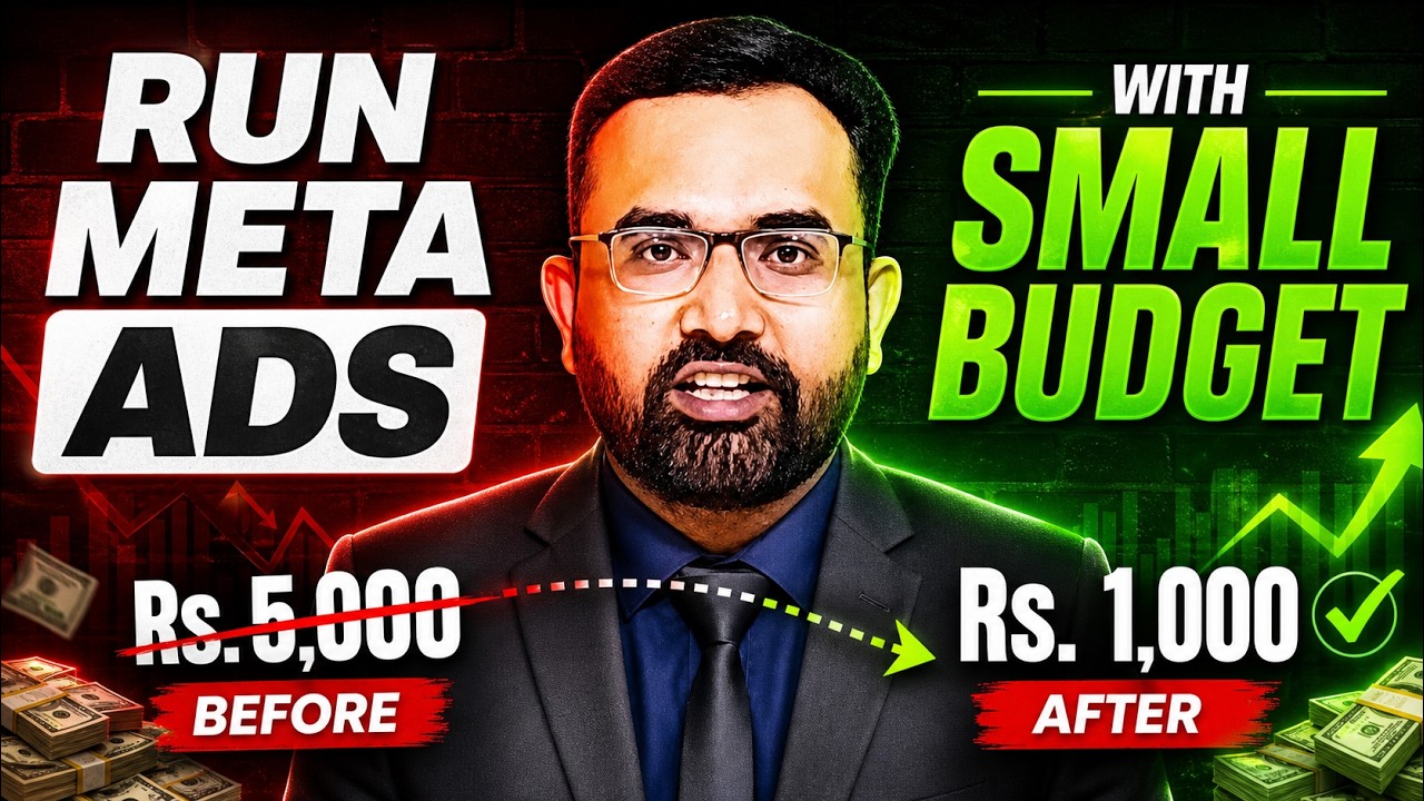 How to Run Meta Ads with Small Budget in 2026 | This Strategy will Boost Your Business🔥