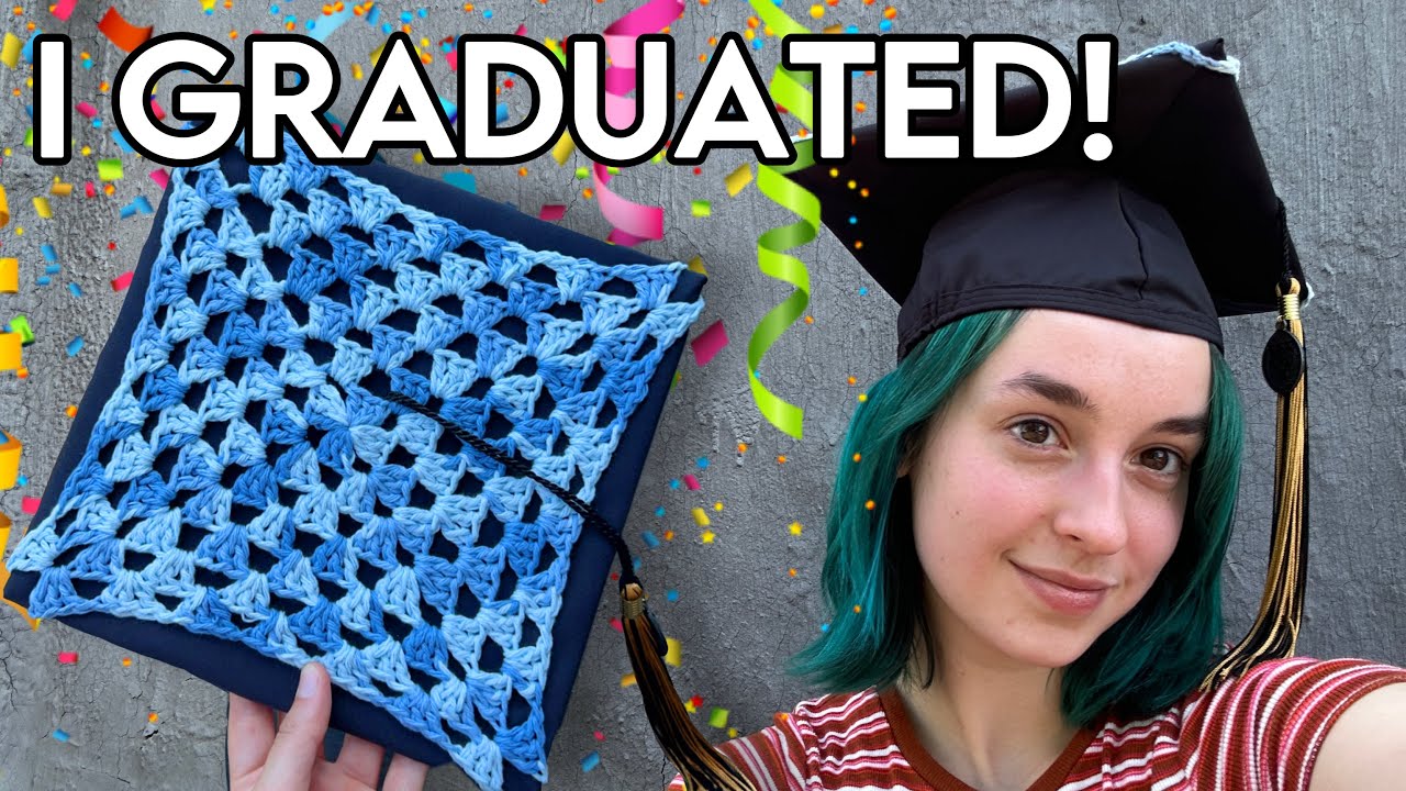 Decorate My Graduation Cap With Me: Crochet & Chat! | Alex's Innovations