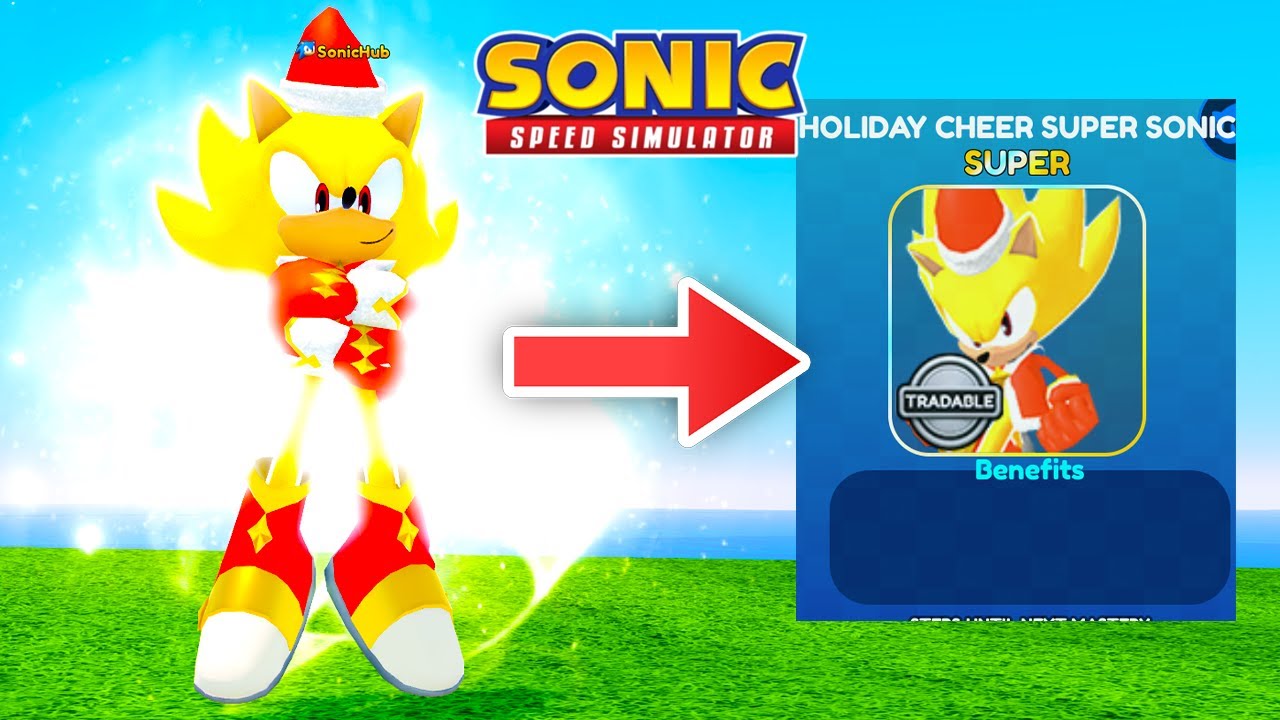 Holiday Super Sonic Is HERE! (Sonic Speed Simulator)