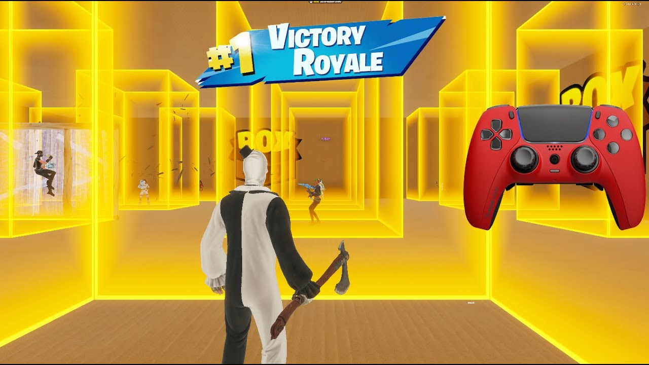 *NEW* ART THE CLOWN SKIN Fortnite Box PVP PS5 Controller🎮Gameplay (Terrifier x Fortnite)