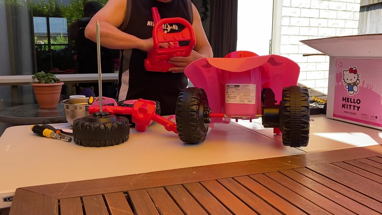 Vlog #188….Part 2 Bella Xmas gift Hello Kitty Mini Quad electric 2024