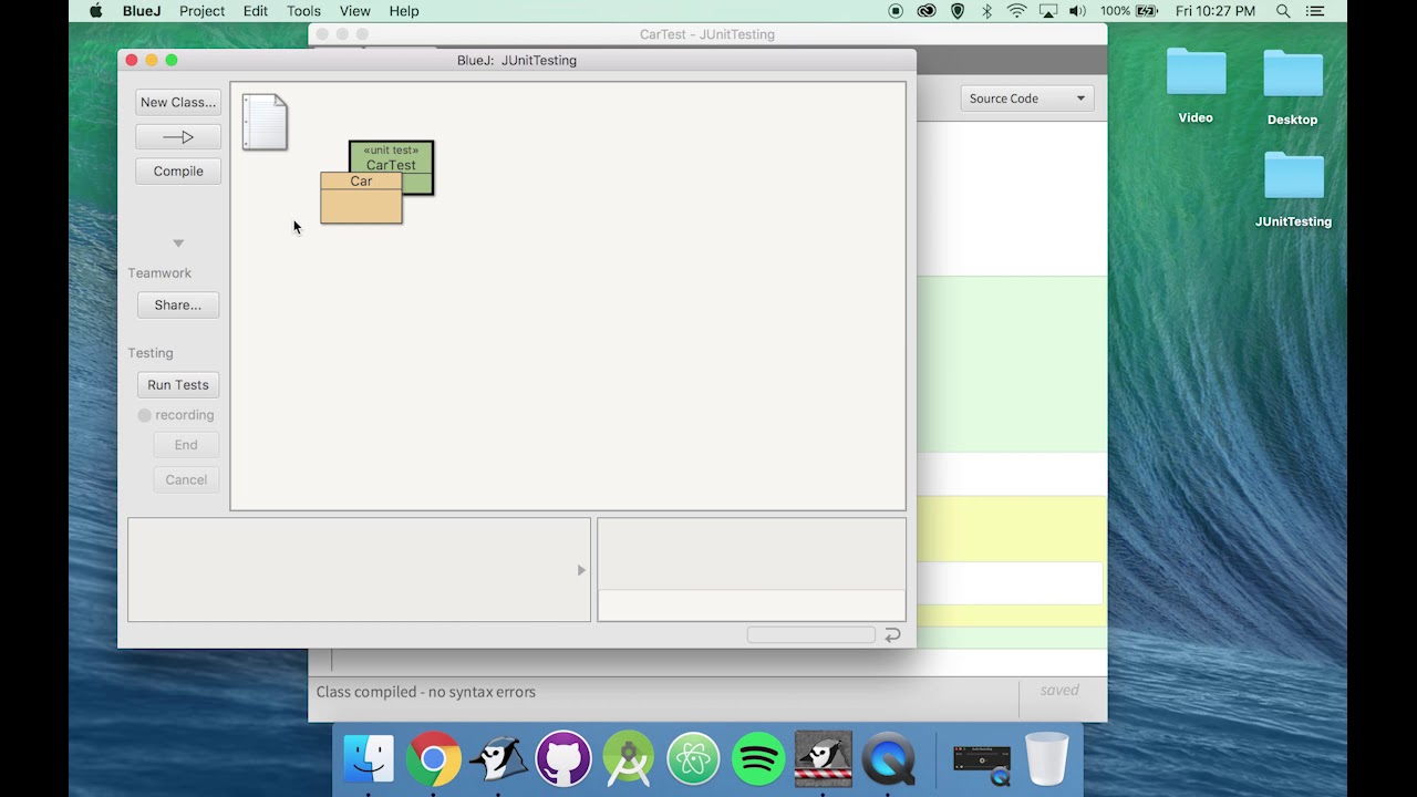 Java Unit Testing with JUnit Tutorial (Java Programming, BlueJ)