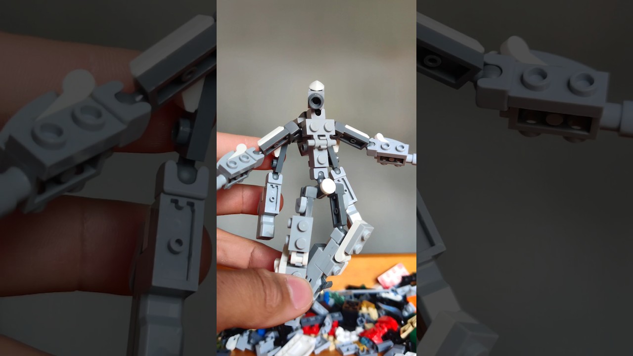 (TUTORIAL) Easy Mini Lego Robot Speed Build#lego #robot #new #tutorial #mini #easy #speedbuild #mech