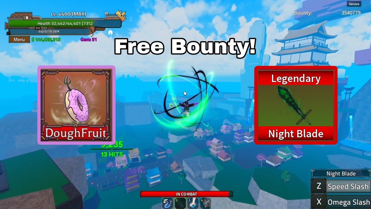 Dough v2 + Night Blade|King Legacy