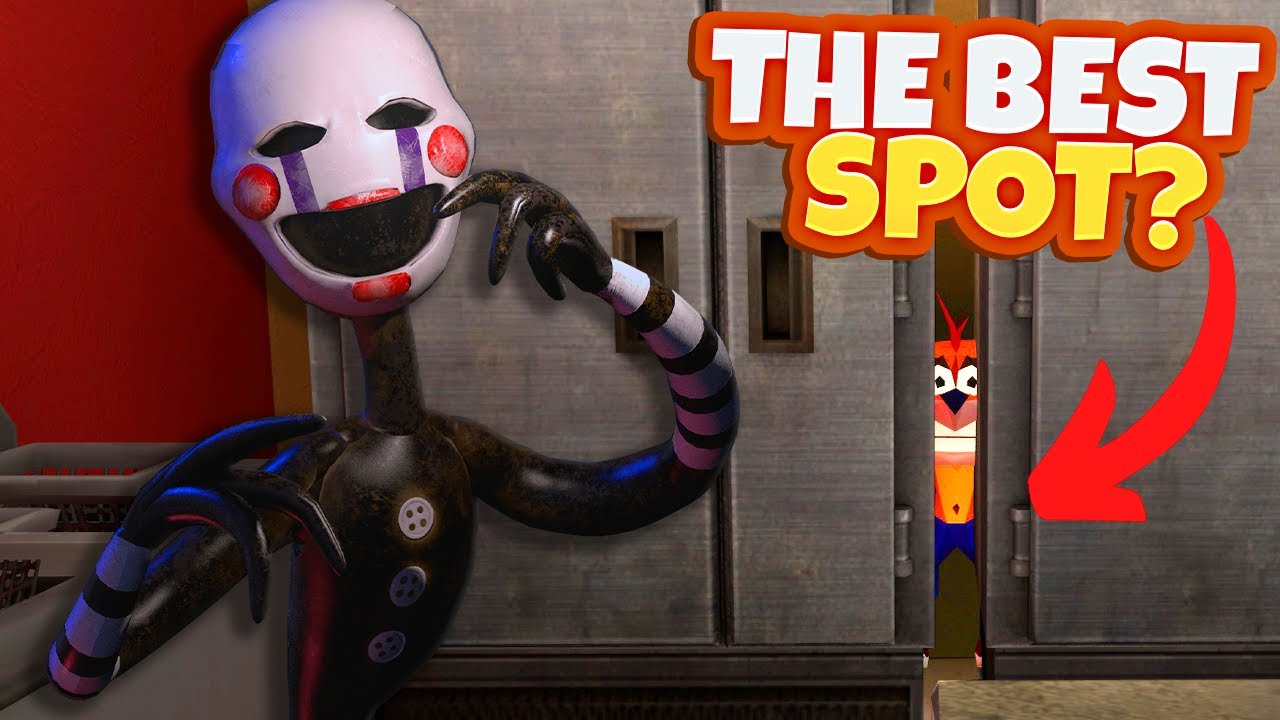 I Found the BEST Hiding Spot From FNAF Animatronics in Gmod?!