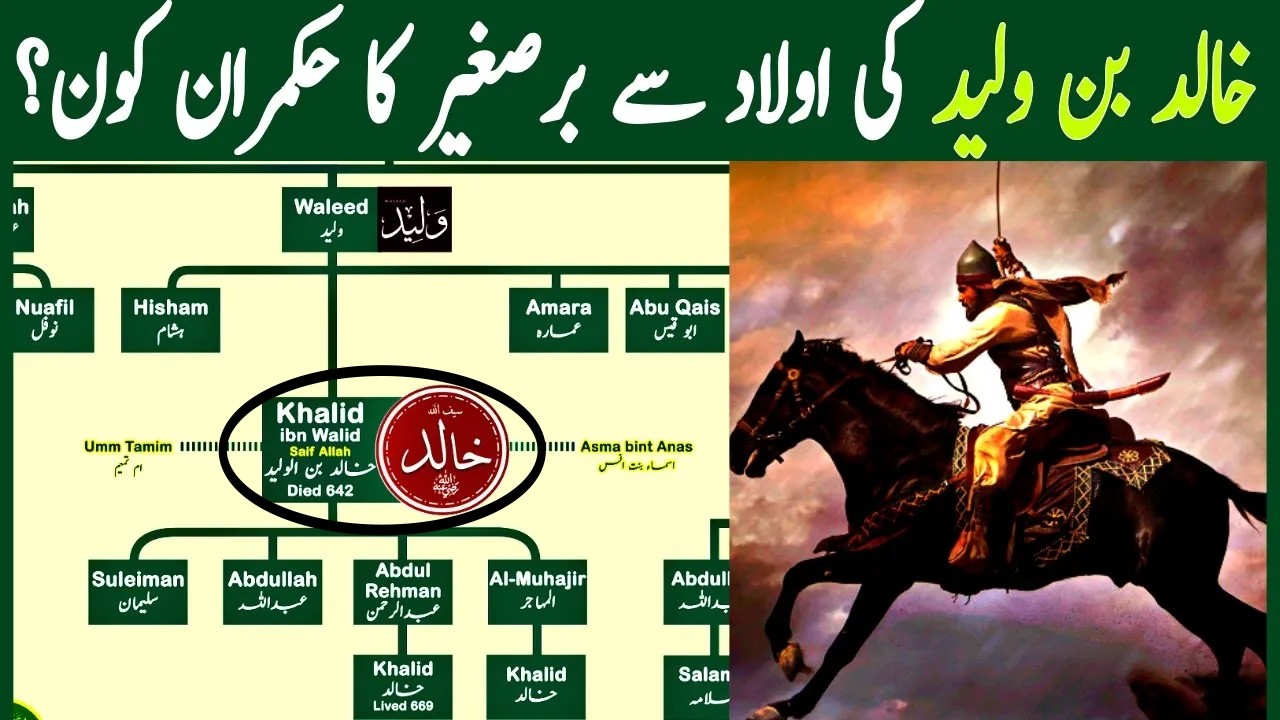 Khalid Bin Walid Family Tree | The Undefeated Muslim Commander