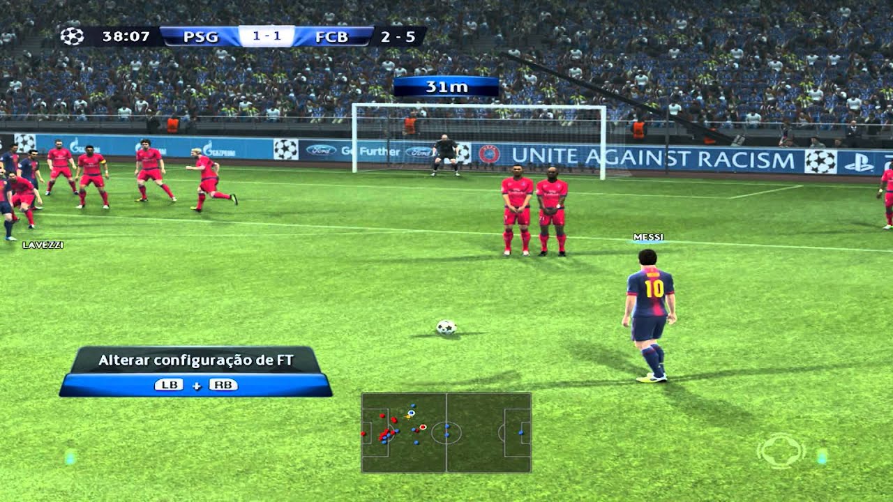 PES 2013 com Narração Silvio Luiz  Comentario Mauro Beting