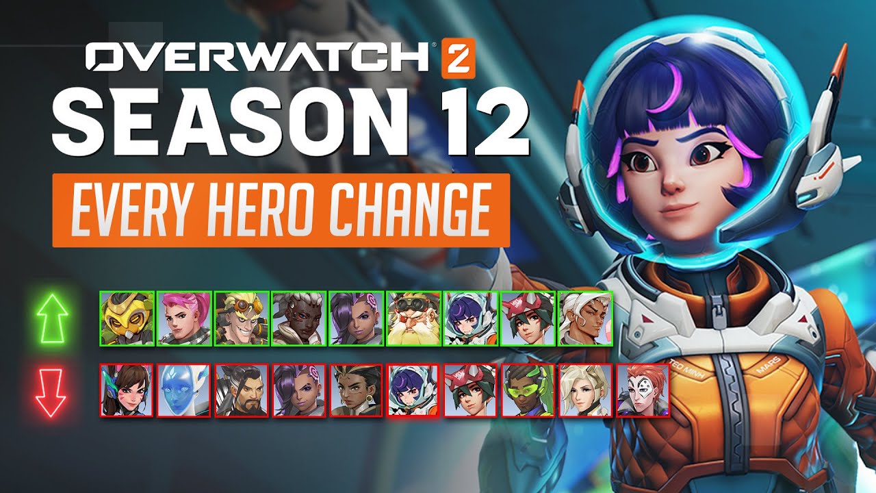 Overwatch 2 - EVERY HERO CHANGE for Season 12: New Frontiers