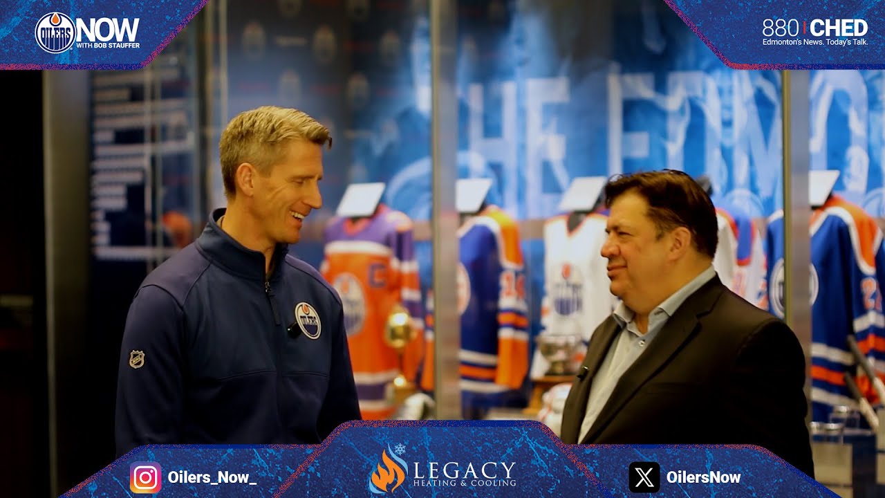 Oilers Head Coach Kris Knoblauch talks Macklin Celebrini, defensive goals, & more with Bob Stauffer