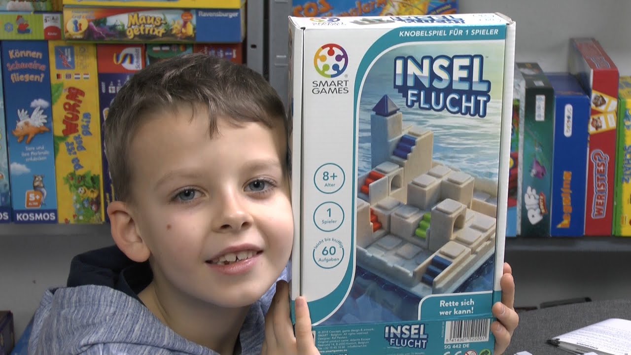 Logikspiel und Solospiel Inselflucht (Smart Games) - ab 8 Jahre