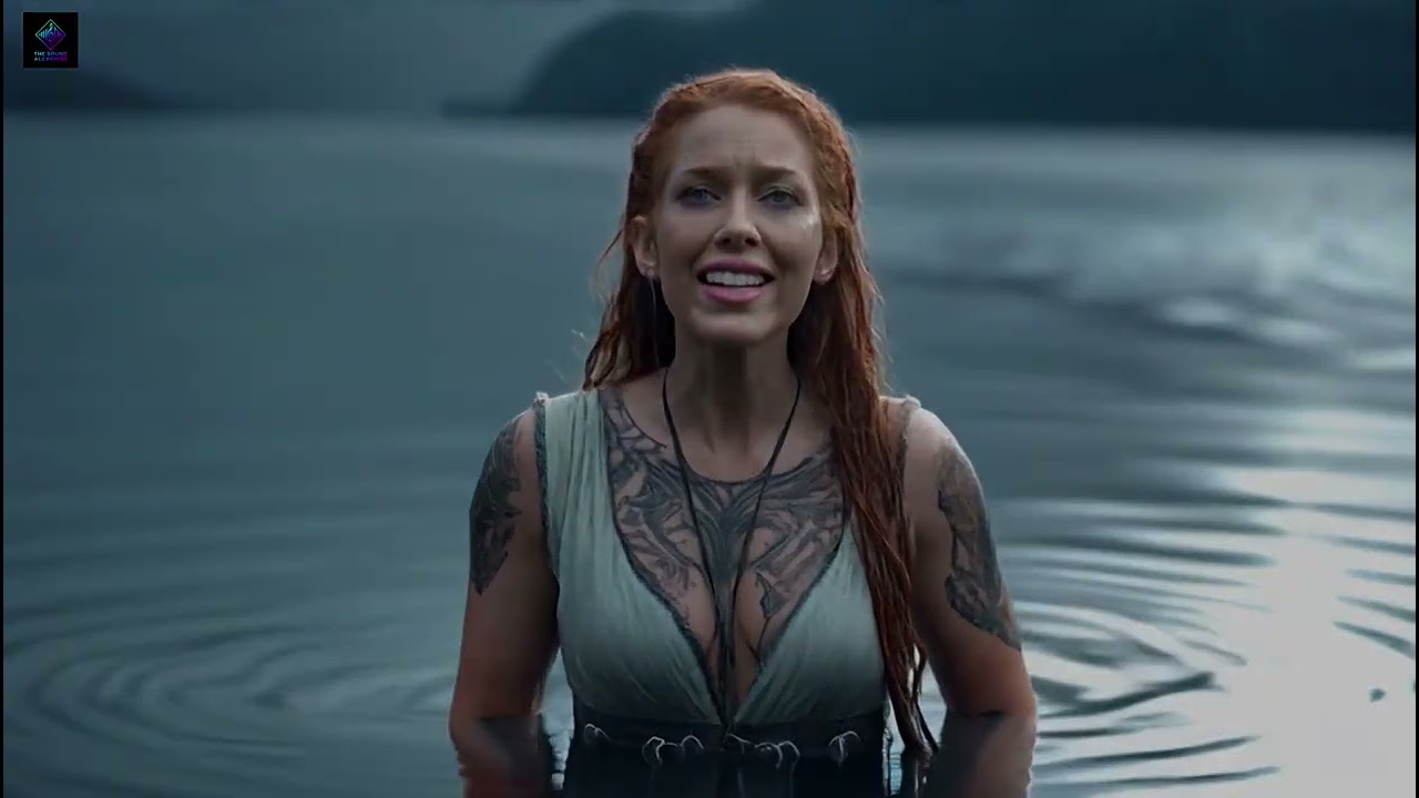 The Water Singer — born of ice and storms, her voice rises from the cold fjords.