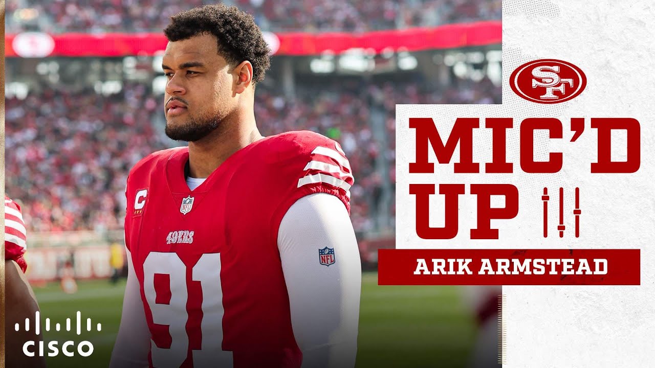 Mic'd Up: Arik Armstead Brings the Pressure Against Commanders | 49ers