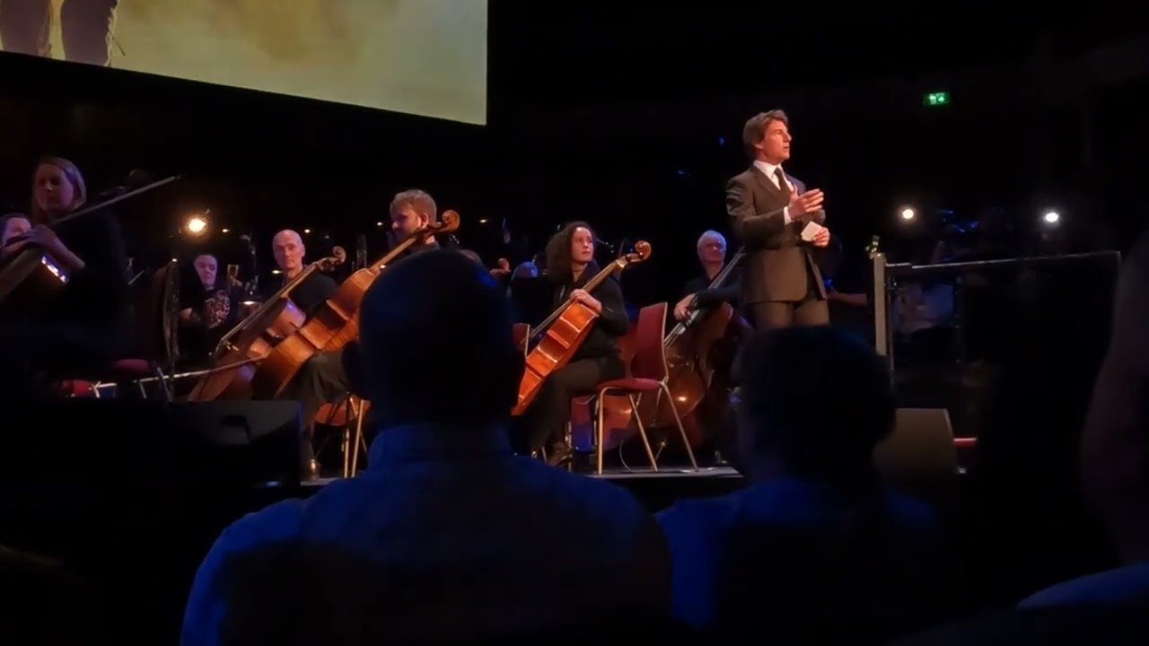 Tom Cruise introduces Top Gun Maverick In Concert (Royal Albert Hall)