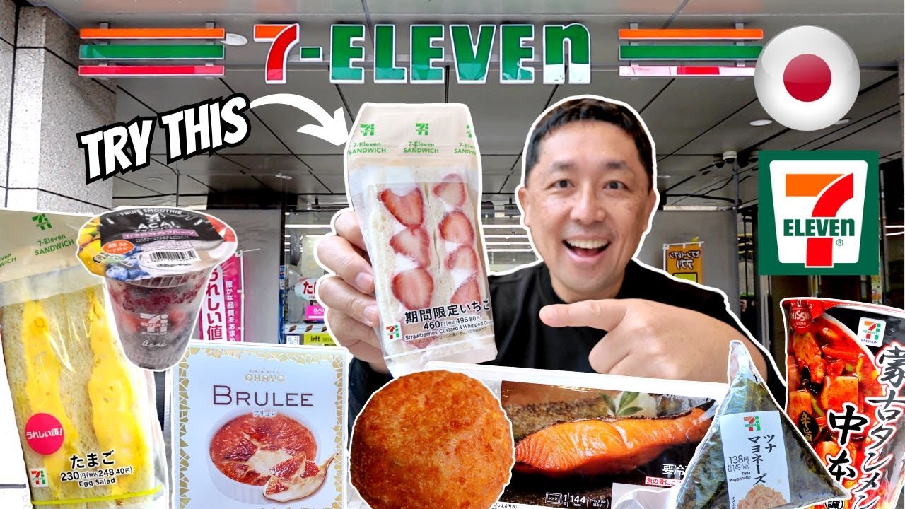 7 Eleven Japan | Best Japanese Convenience Store Foods You Must Try!  Favorites from Japan 7-Eleven!