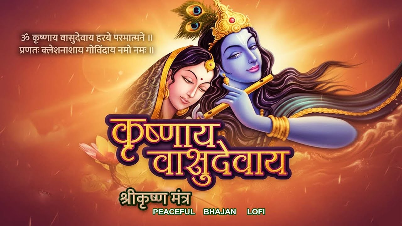 Krishna Mantra - Om Krishnaya Vasudevaya Haraye Paramatmane 108 Times | Bhakti Song | Krishna Lofi