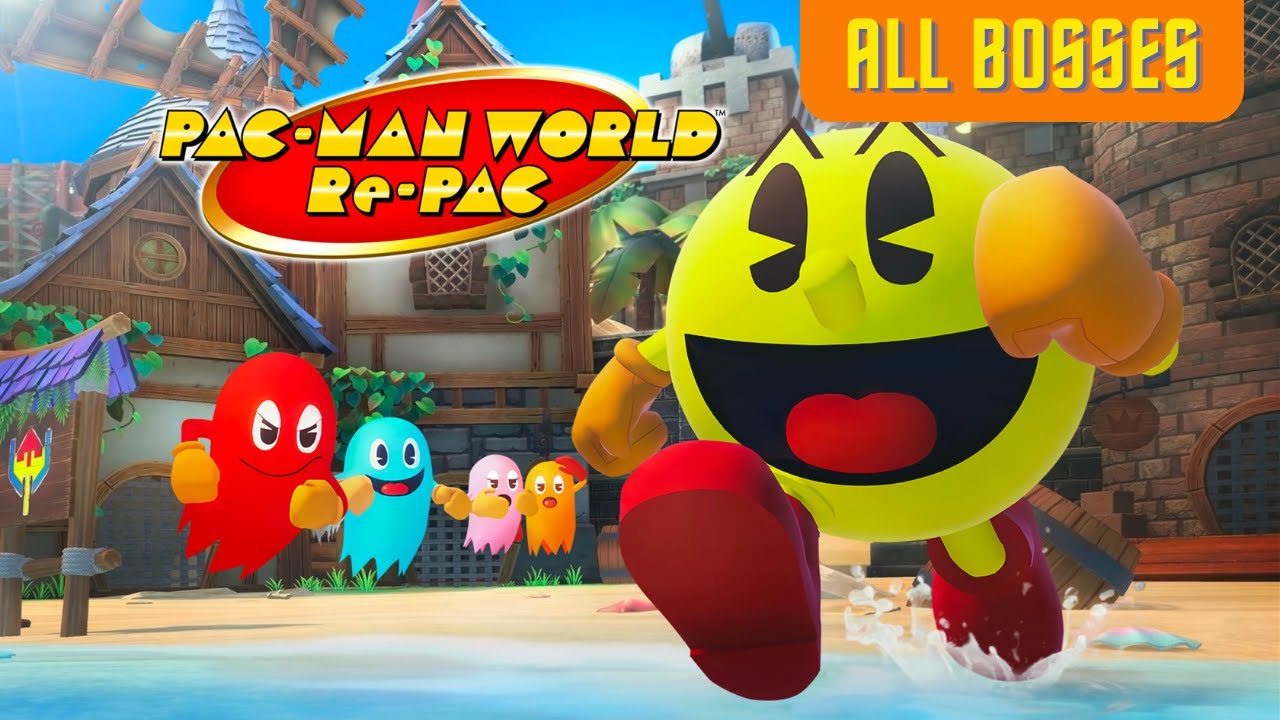 Pac-Man World Re-Pac - ALL BOSSES #pacman