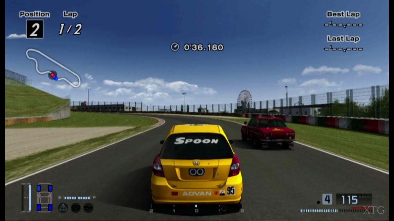 [#111] Gran Turismo 4 - Spoon Fit Race Car HD PS2 Gameplay