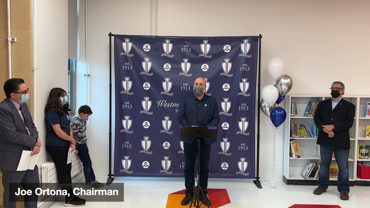 Inaugurating the renovated Westmount Park Elementary School