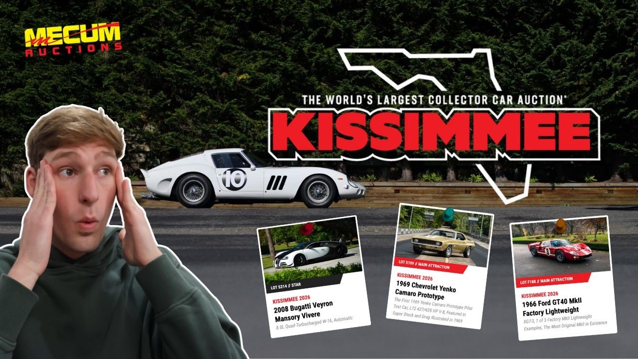 Лучшие автомобили на крупнейшем автомобильном аукционе года - Mecum Kissimmee