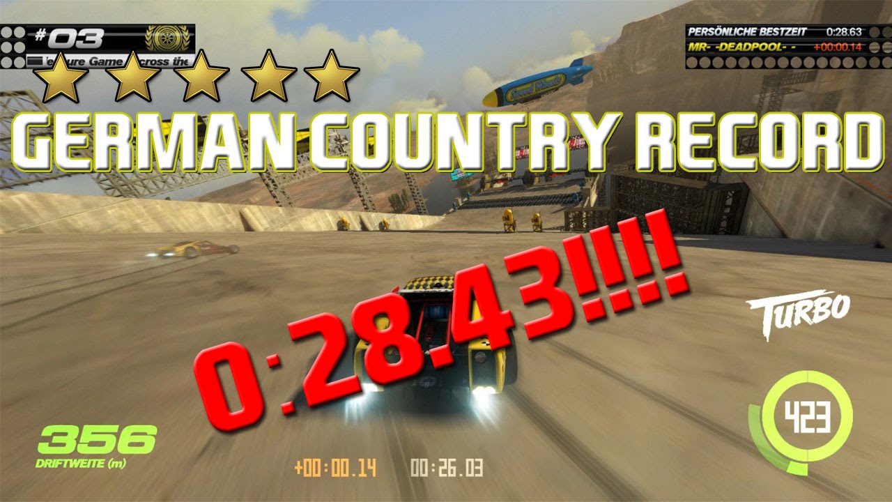 TRACKMANIA TURBO: CANYON GRAND DRIFT WHITE SERIES #03 - 0:28.43 GERMAN COUNTRY RECORD !