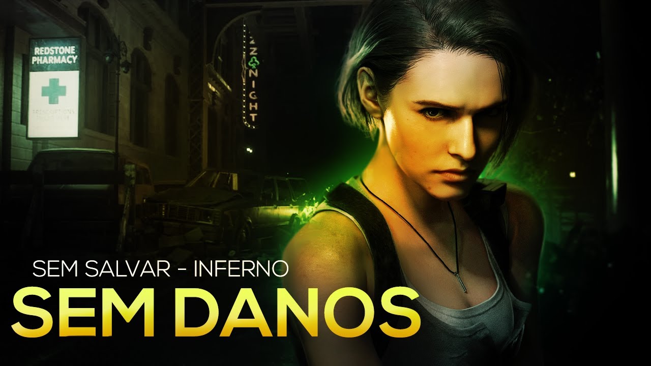 RE3 REMAKE SEM DANOS E SEM SALVAR MODO INFERNO