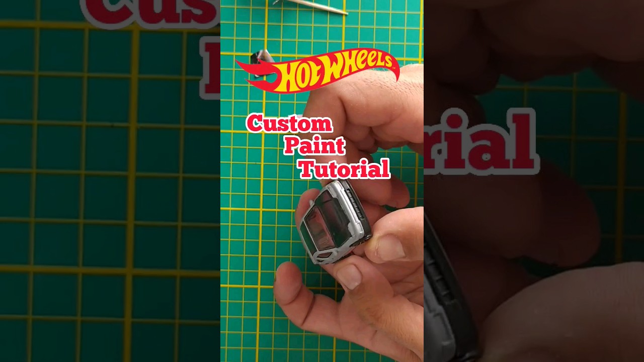 How to Custom Paint Your HotWheels DIY Tutorial #hotwheelscustom