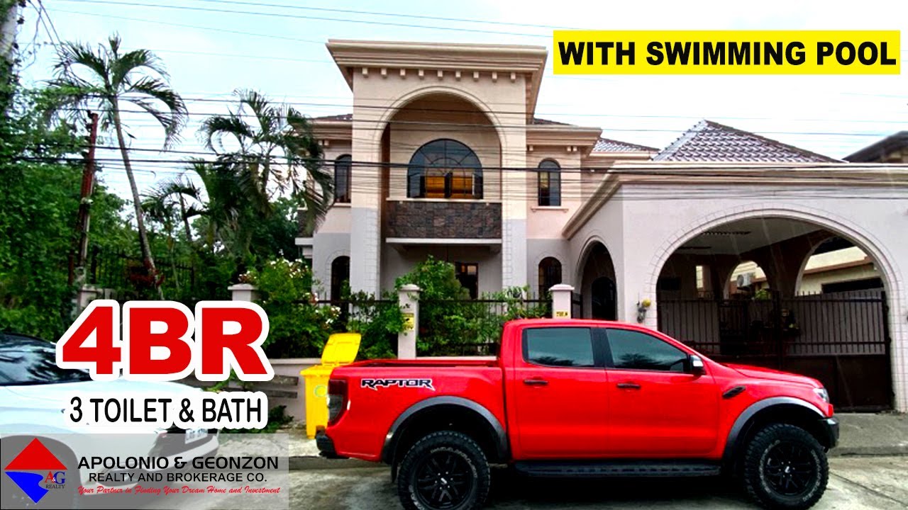 Elegant 4Bedrooms 2-Storey House with SWIMMING POOL | Davao House for Sale | Marfori Heights