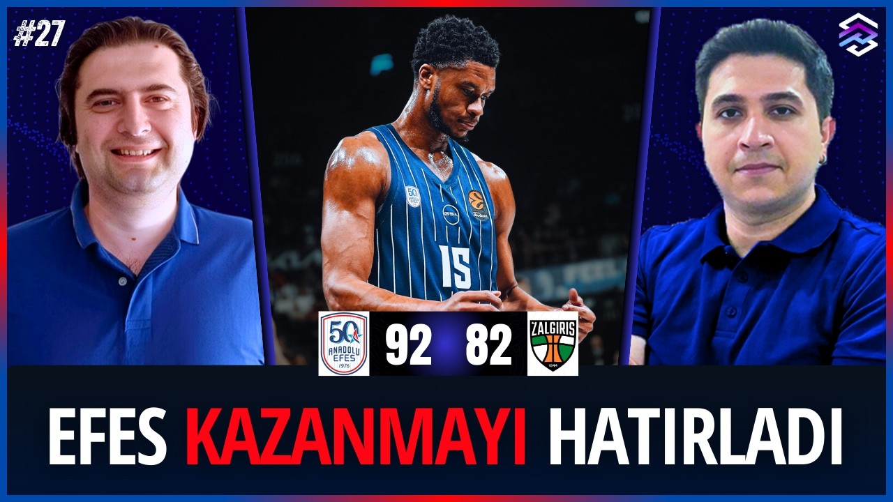 ANADOLU EFES - ZALGIRIS KAUNAS MAÇ SONU CANLI | EuroLeague 27. Hafta