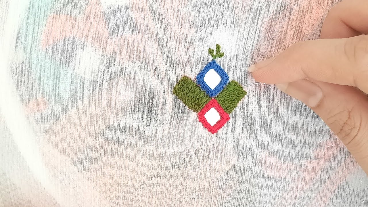 Balochi Hand Embroidery | easy stitch | How to make Balochi stitch designs | peti design