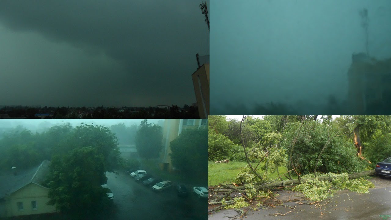 Сильная гроза в Гомеле 3 июня 2025 Meteothica