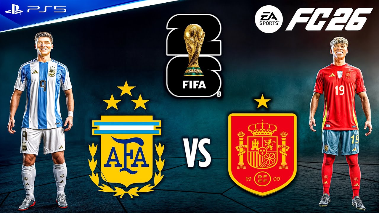 FC 26 - Argentina vs. Spain Ft. Messi, Yamal, | FIFA World Cup Final 2026 | PS5 [4K60]