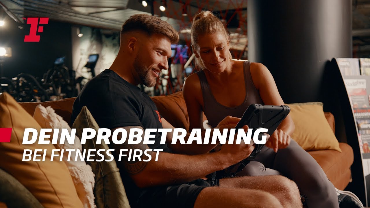 SO läuft dein PROBETRAINING bei Fitness First 💪🏼