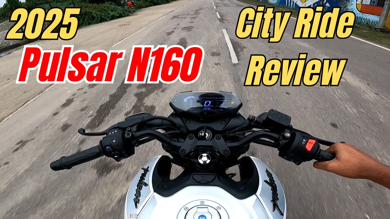 2025 Pulsar N160 Dual Chanel ABS Single Seat Variant - City Ride Review