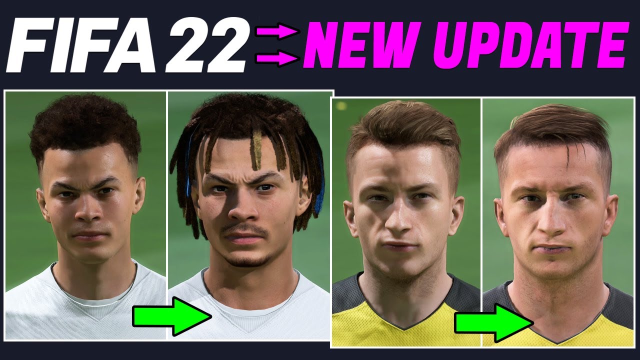 *NEW* FIFA 22 NEWS | TITLE UPDATE #4 - Updated Real Faces Comparison