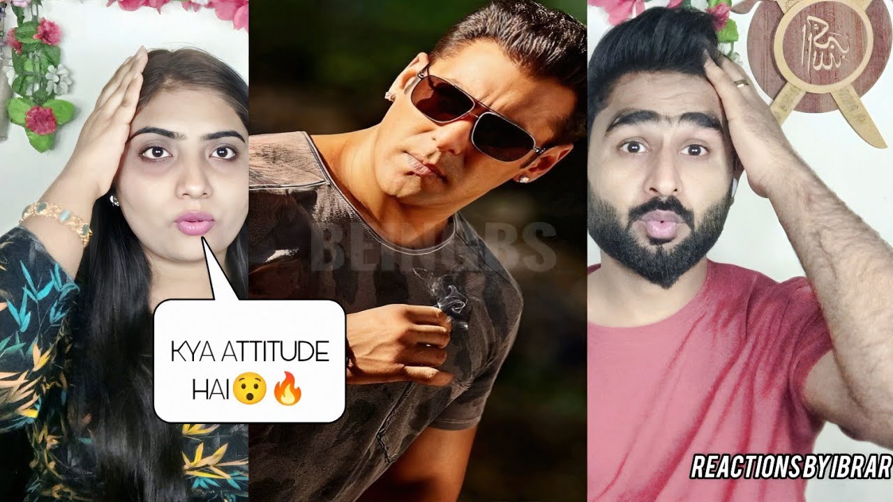 Pakistani Couple React To Salman Khan attitude videos|Salman Khan sigma rule edits|