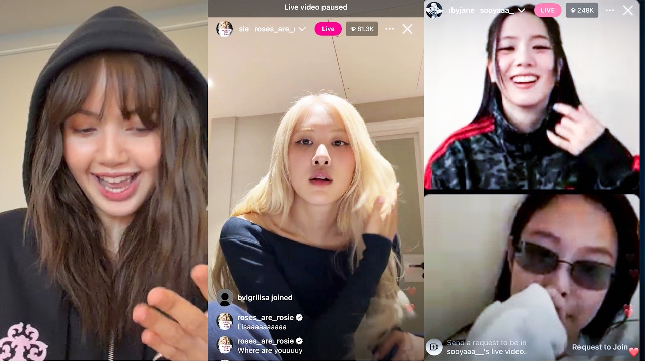 🔴BLACKPINK OT4 LIVE — Jennie, Rosé, Lisa, and Jisoo Celebrating the Deadline Drop!