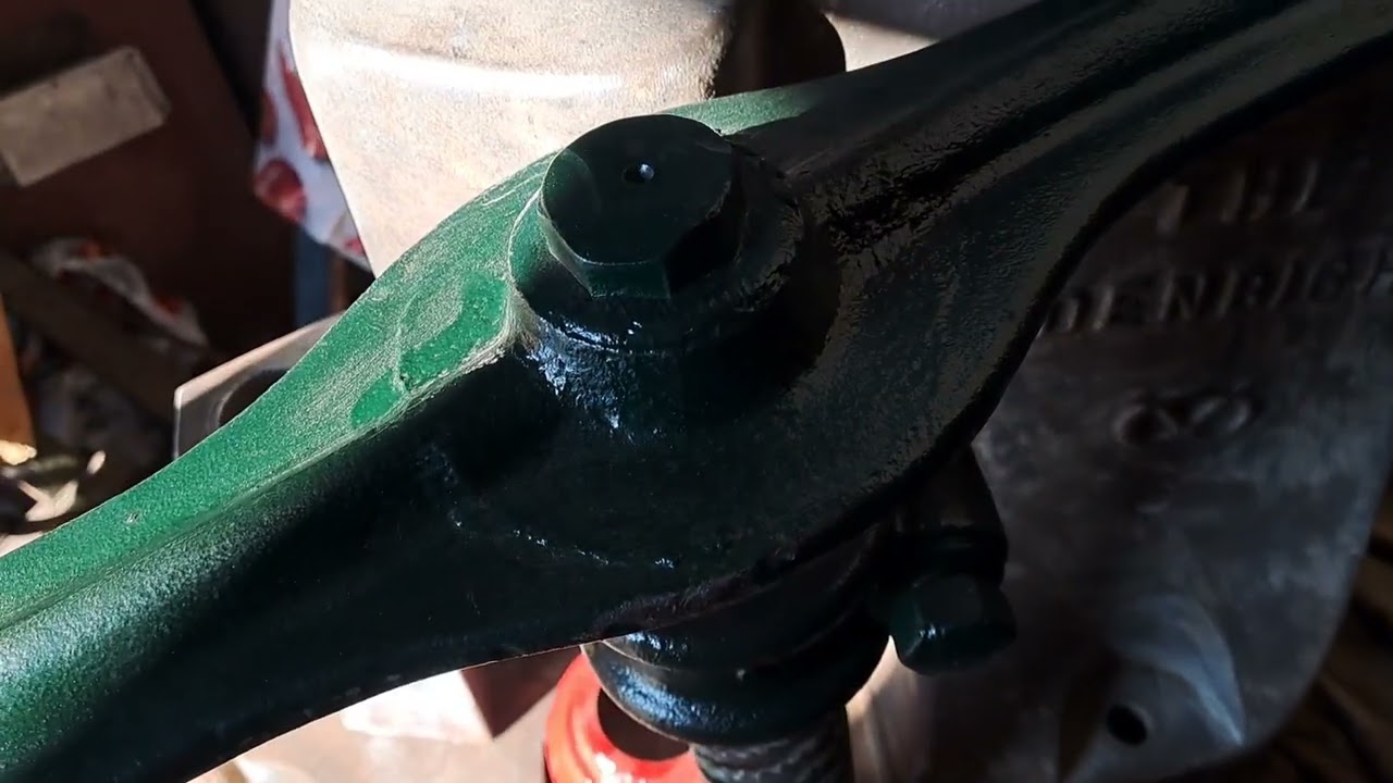 Denbigh no.6 fly press restoration 2