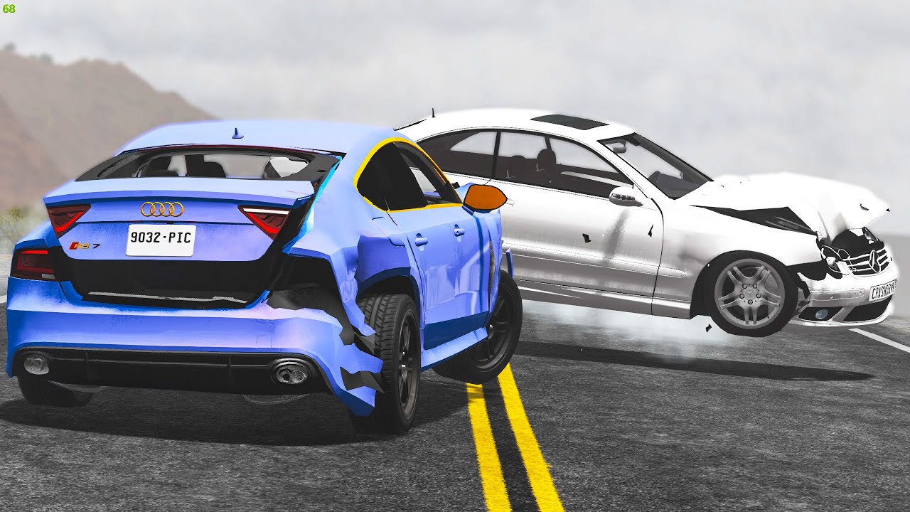 Street Racing Car Crashes #48 - BeamNG Drive | CRASHdriven
