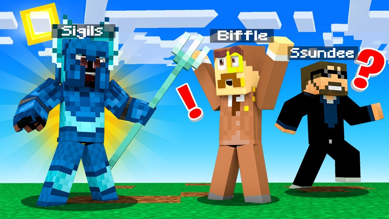 Using GUARDIAN ARMOR to WIN in Minecraft