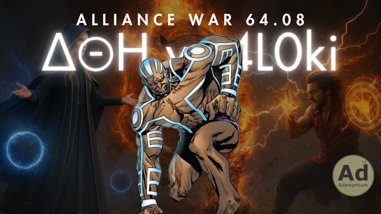 MCOC AW 64.08 [ΔΘH] против [4L0ki] - Мои светящиеся татуировки круче твоих