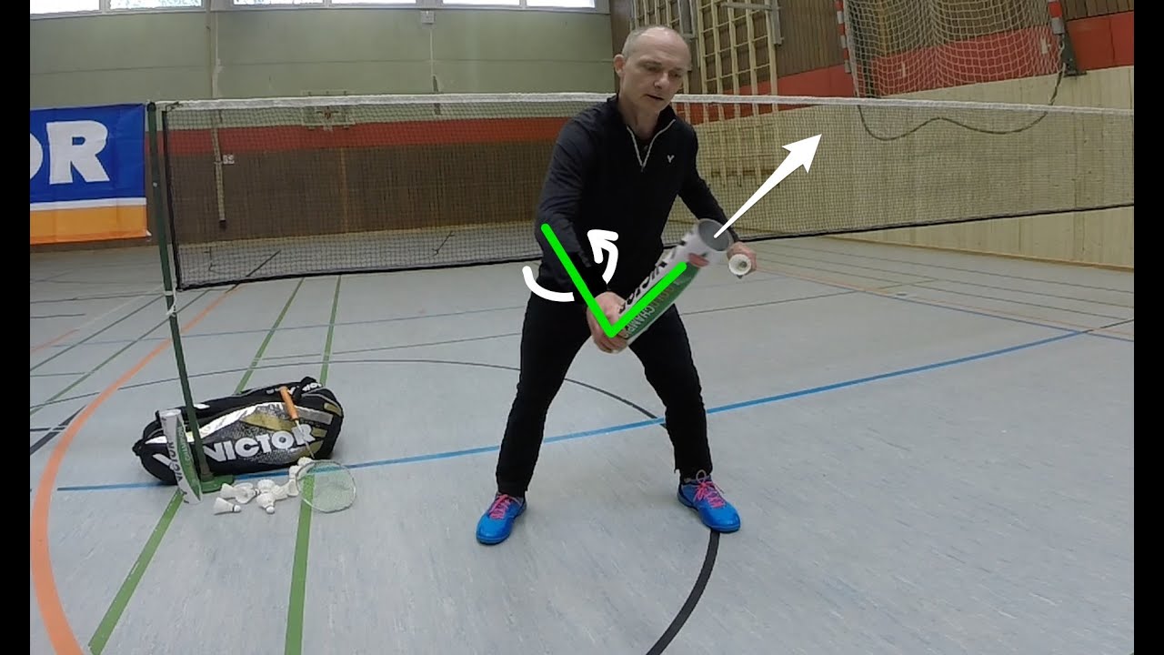 Badminton Unterarmrotation - Methode zum Erlernen der Bewegung