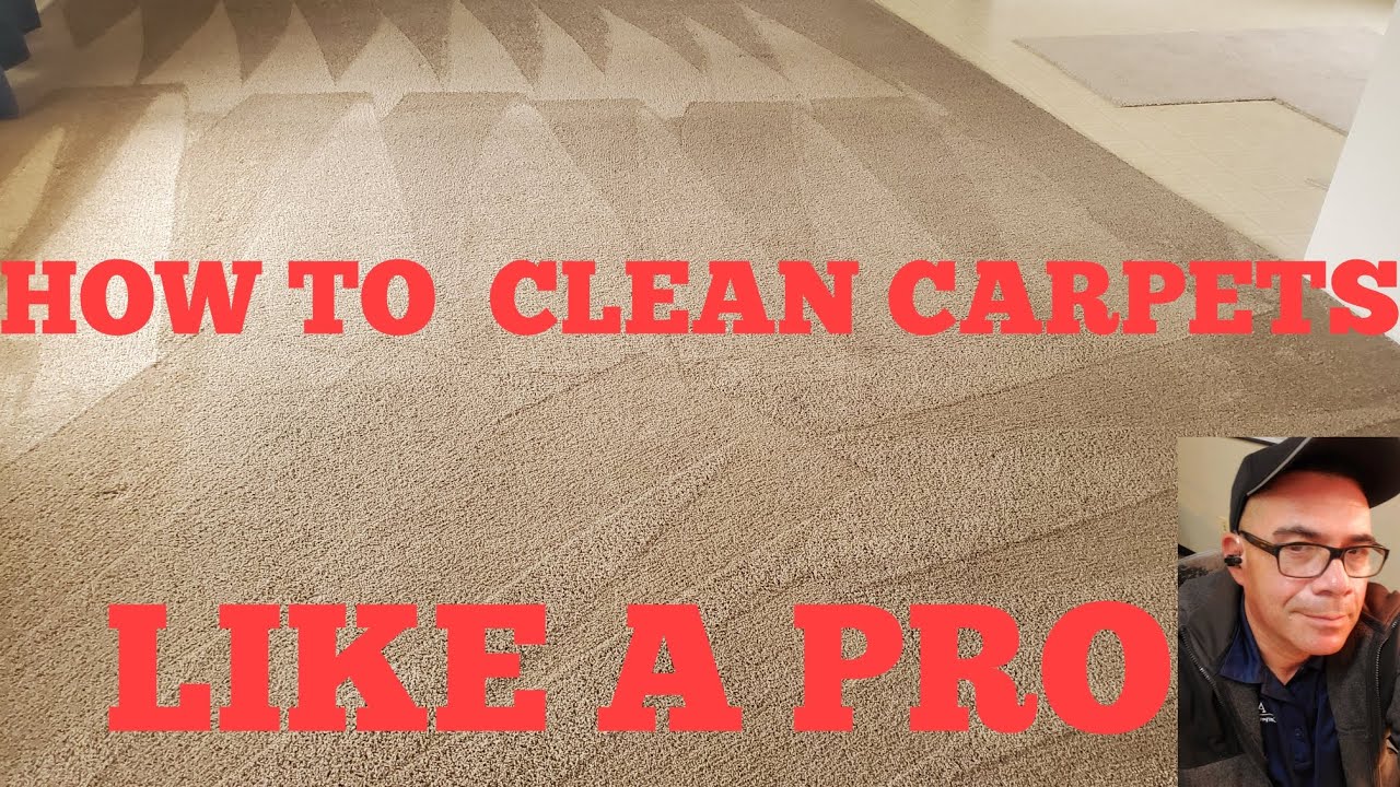 TIPS on how to be a Professional Carpet Cleaning Technician TUTORIAL. 