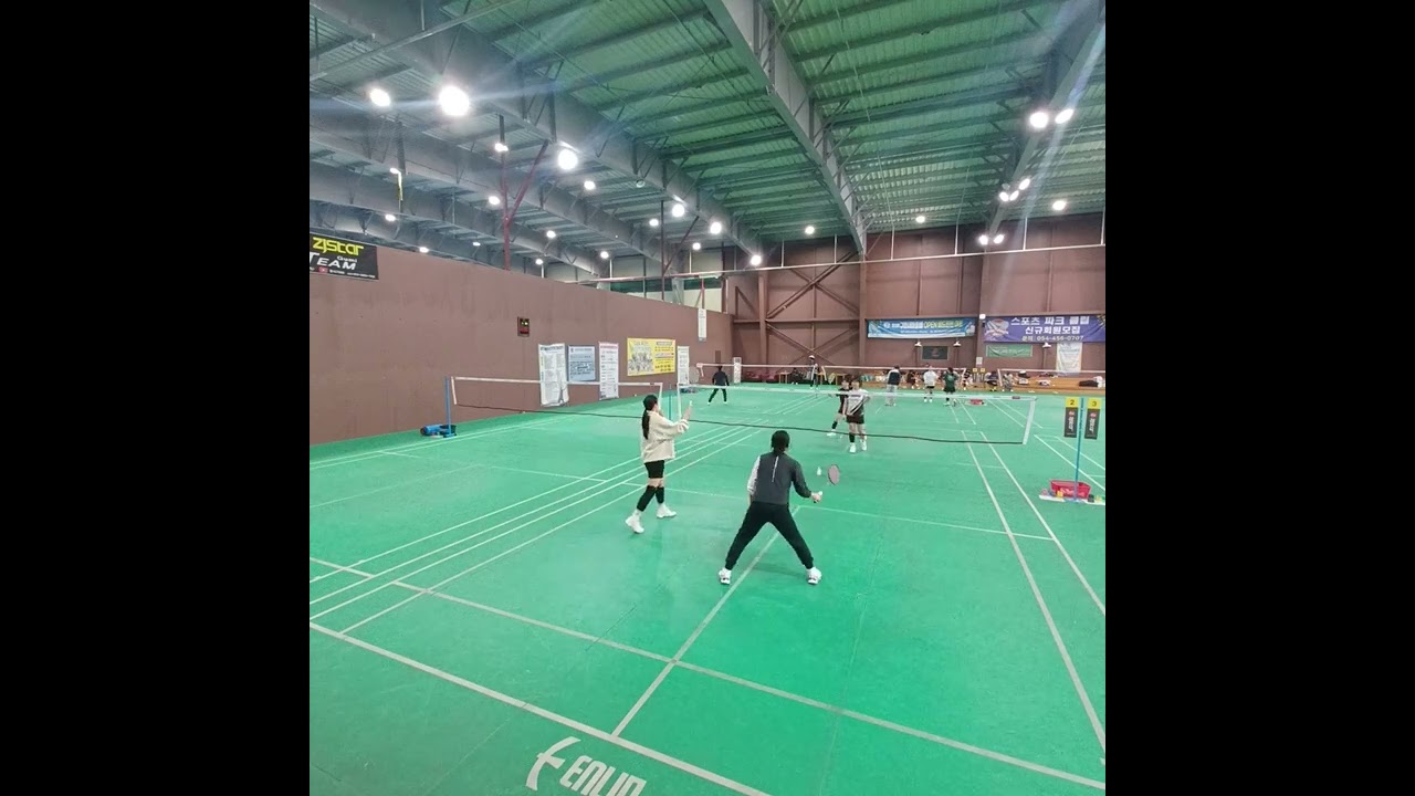 #badminton 가영하나vs경진보라