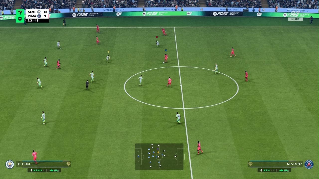EA SPORTS FC 26 Amistoso dos cria Neguin(PSG) X (City)Boy