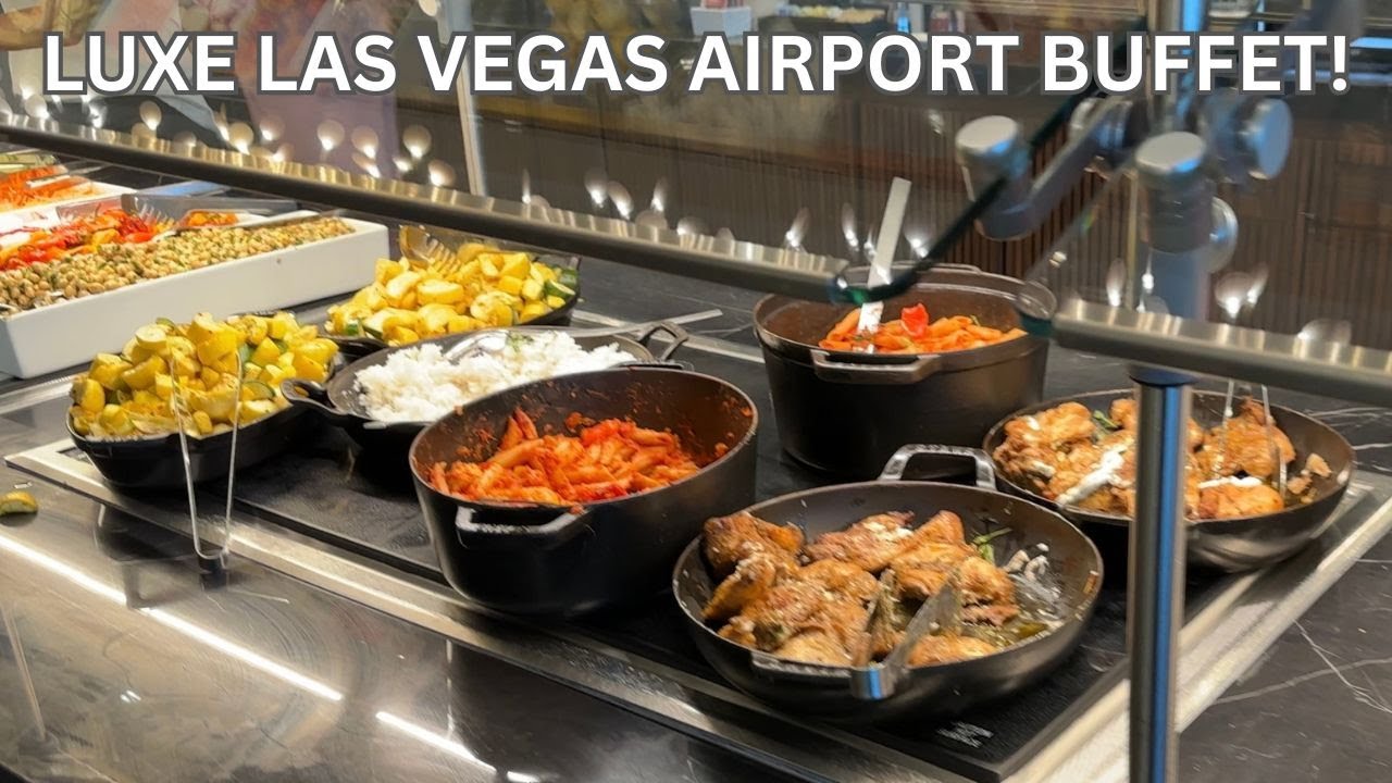 Amex Centurion Lounge Las Vegas: Epic Buffet, Top-Shelf Bar & Showers! Worth the Platinum Perk? 🍽️✈️