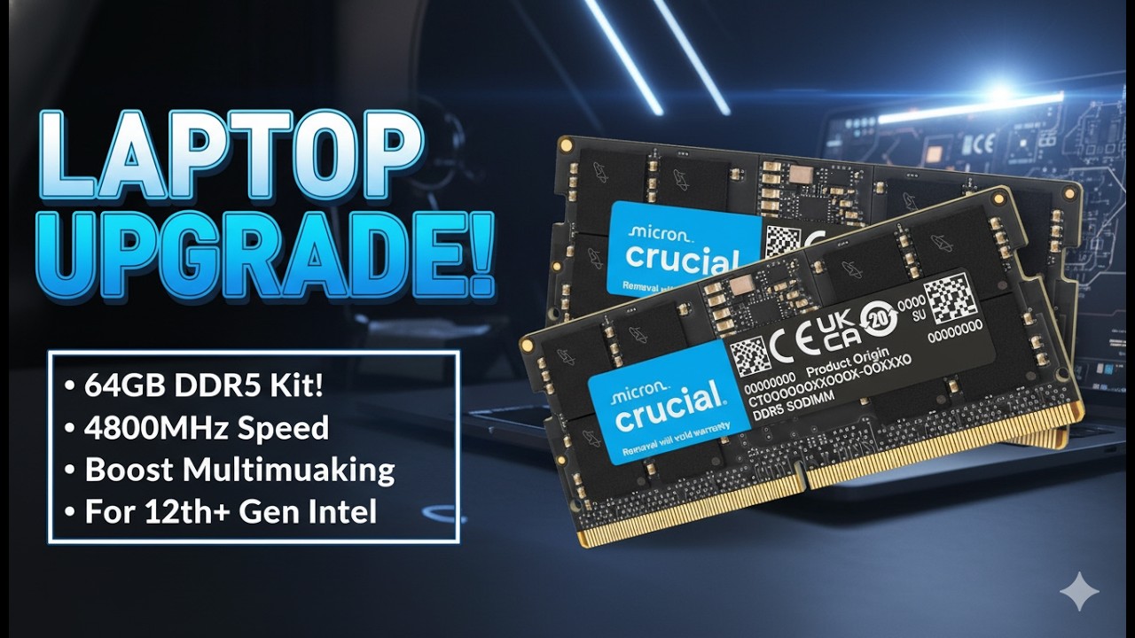 Crucial 64GB DDR5 RAM Review &ndash; Best Laptop Memory Upgrade for Performance?