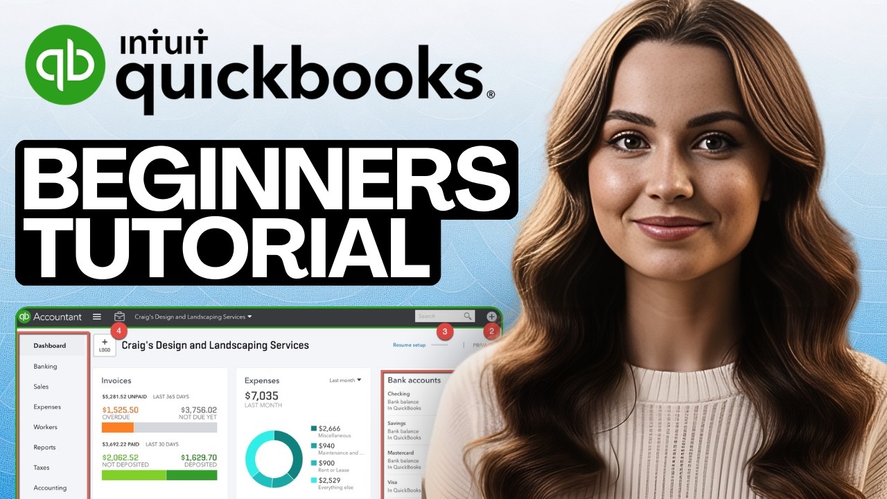 Quickbooks Bookkeeping For Beginners 2026 (In-Depth Tutorial)